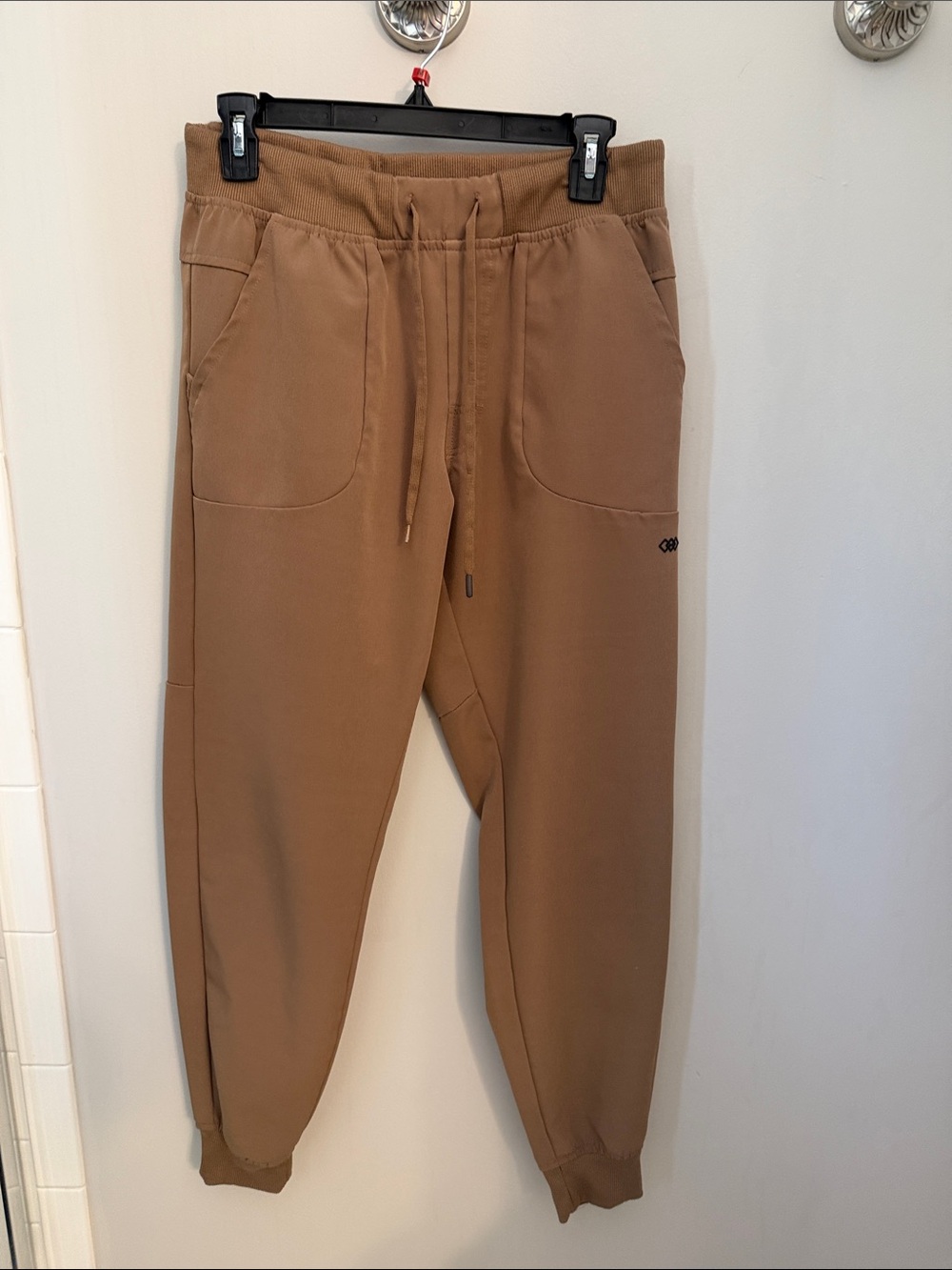 Men's Brown Drawstring Jogger Sweatpants
